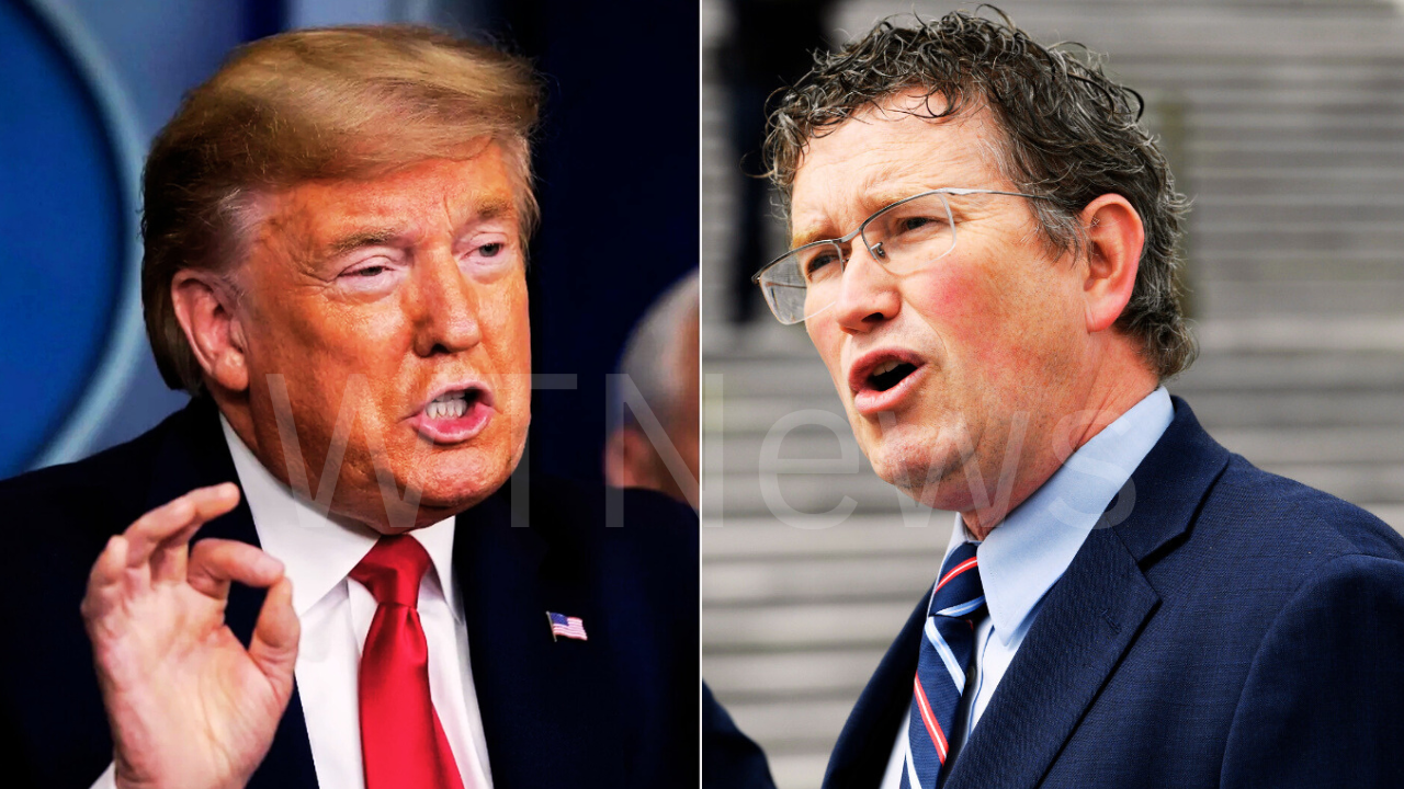 Trump Criticizes Rep. Thomas Massie Over Opposition to GOP Spending Plan
